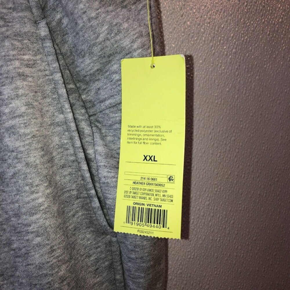 New All in Motion Womens XXL Heather Gray Pockets Drawstring Sweatpants Pants - Picture 5 of 9